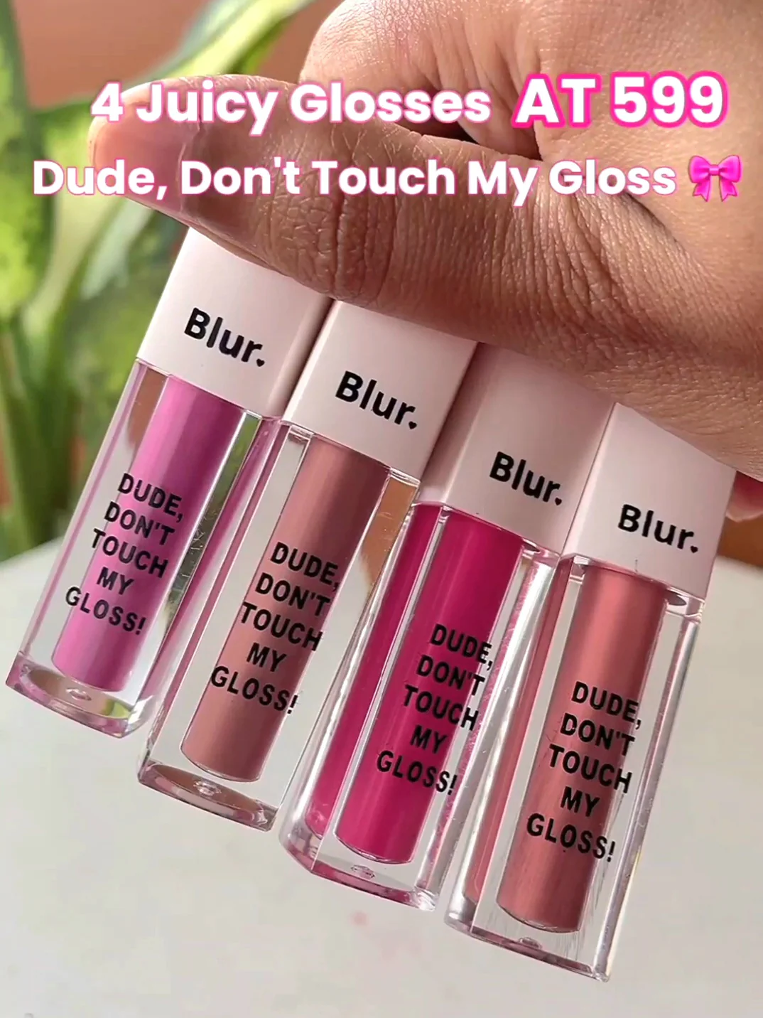 Dude, Don't Touch My Gloss MINI | Pigmented AF, Non Sticky Mini Gloss | Mauve - Image 6